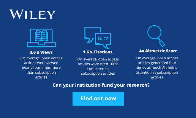 Wiley Open Access Funding - Institutional Payments